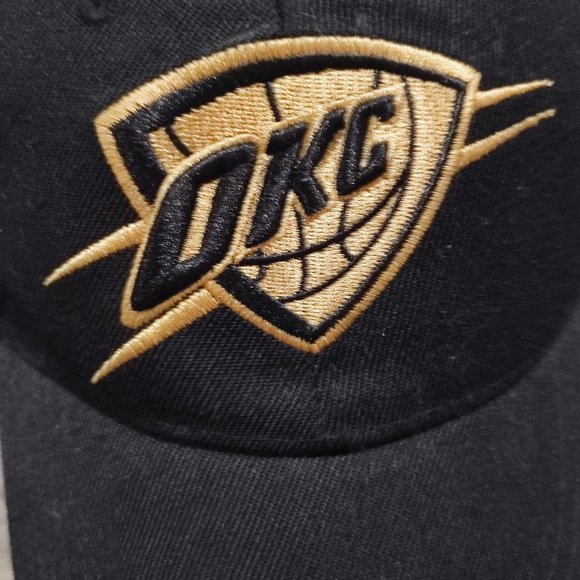Oklahoma City NBA cap / hat black and gold - Picture 3 of 5